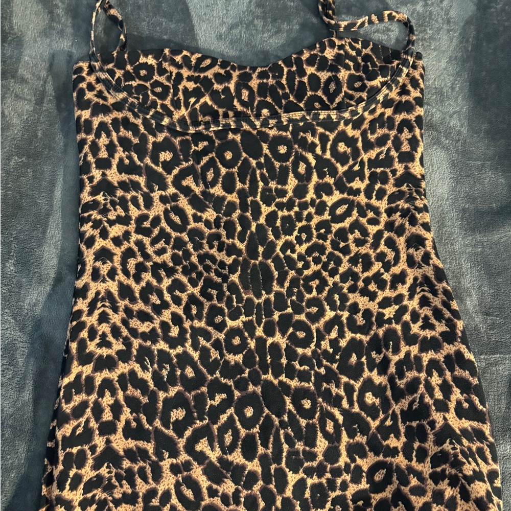 PrettyLittleThing Animal Print Dress